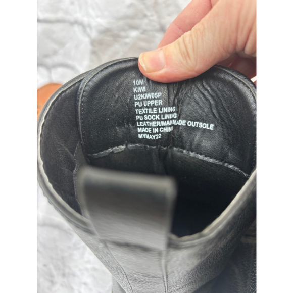 Women's Unlisted Y2K Combat Boots, Size 10M, Black - Picture 7 of 8